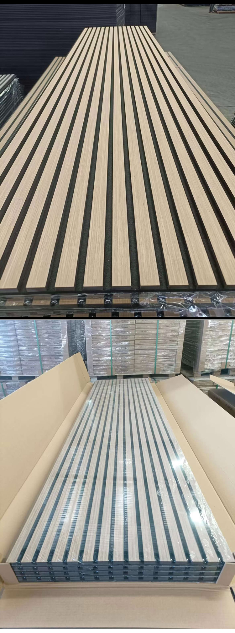 Consmos MDF wooden slat acoustic wall panel(图4)
